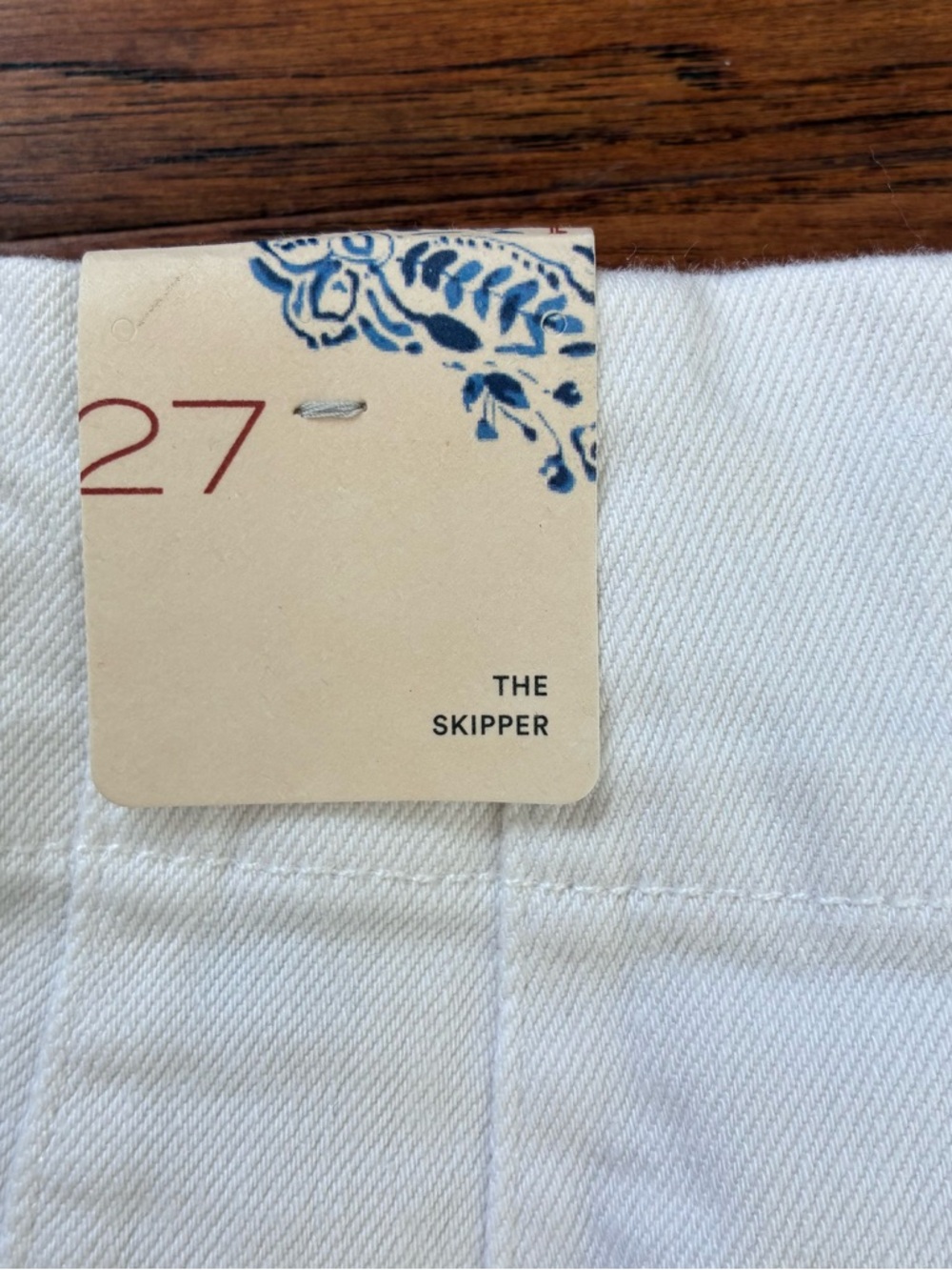 Pilcro The Skipper White Wide-Leg Cropped Jeans by Anthropologie | 27 - Picture 5 of 12